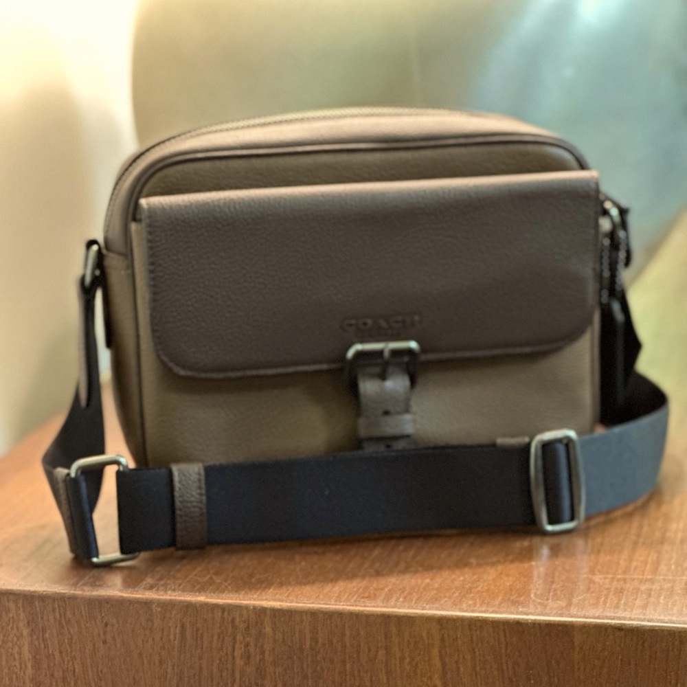 Coach Hudson Leather Crossbody Bag